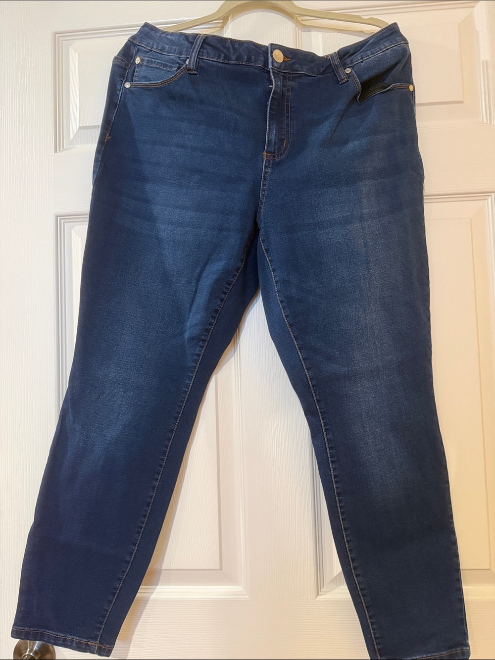 Tahari Indigo Skinny Stretch Jeans